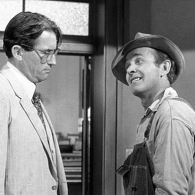 Atticus Finch's run in with Bob Ewell after the verdict of the trial was decided